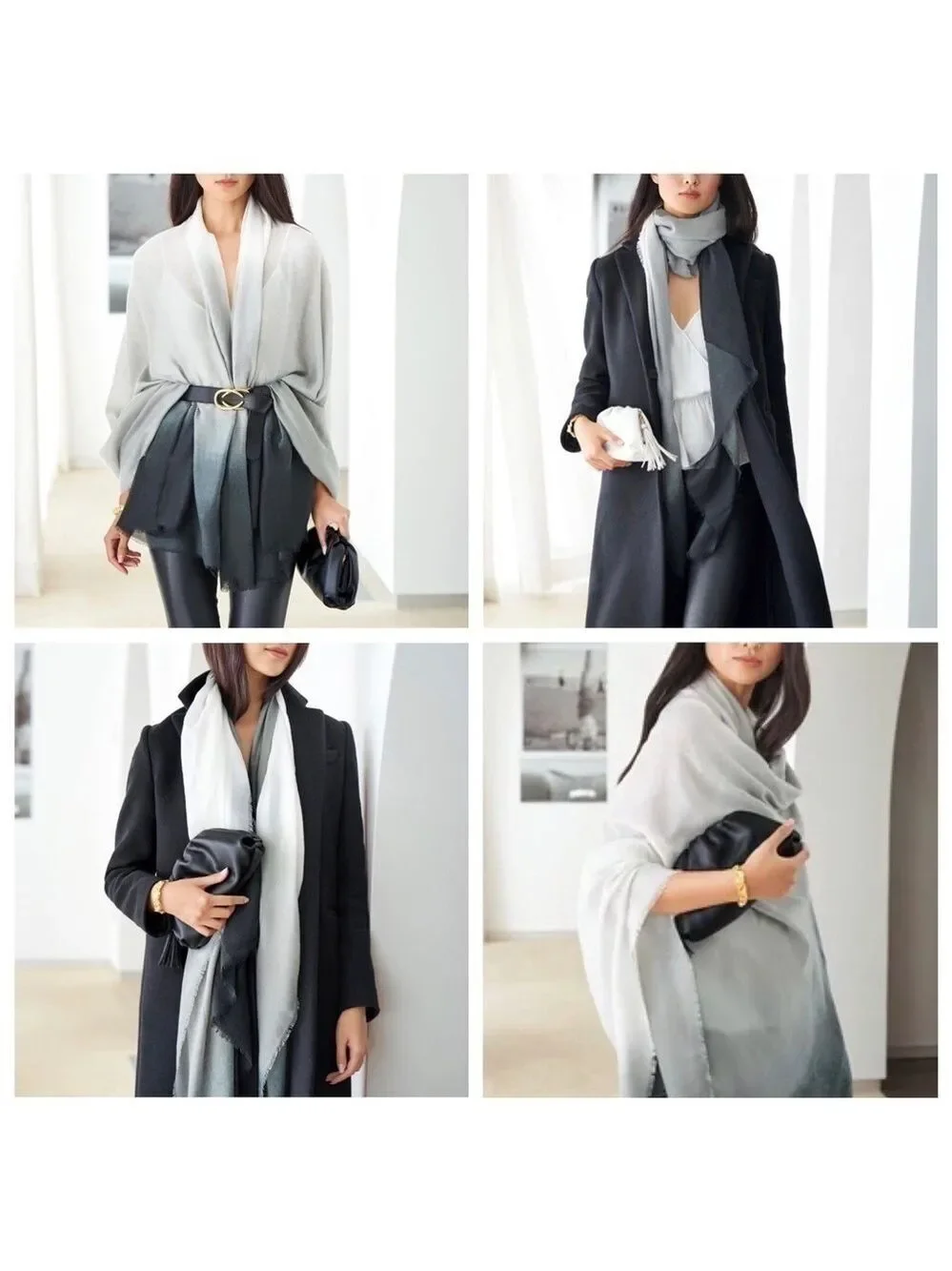 Cushnie Horizon Ombre Scarf